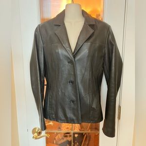 Women's Wilson's Black Leather Jacket Small